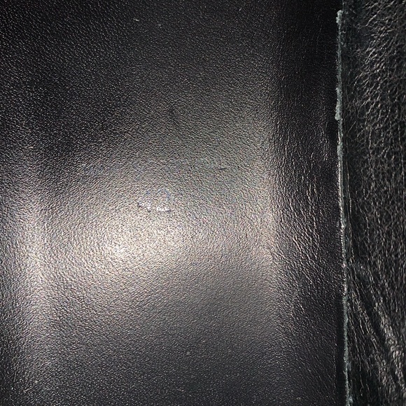 Sandro Navy Blue Leather Sneakers Size 42 - Picture 9 of 9